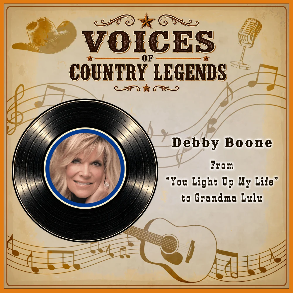 Podcast episode artwork for Debby Boone: Country Roots, “You Light Up My Life,” and Life as Lulu Podcast episode artwork for Debby Boone: Country Roots, “You Light Up My Life,” and Life as Lulu